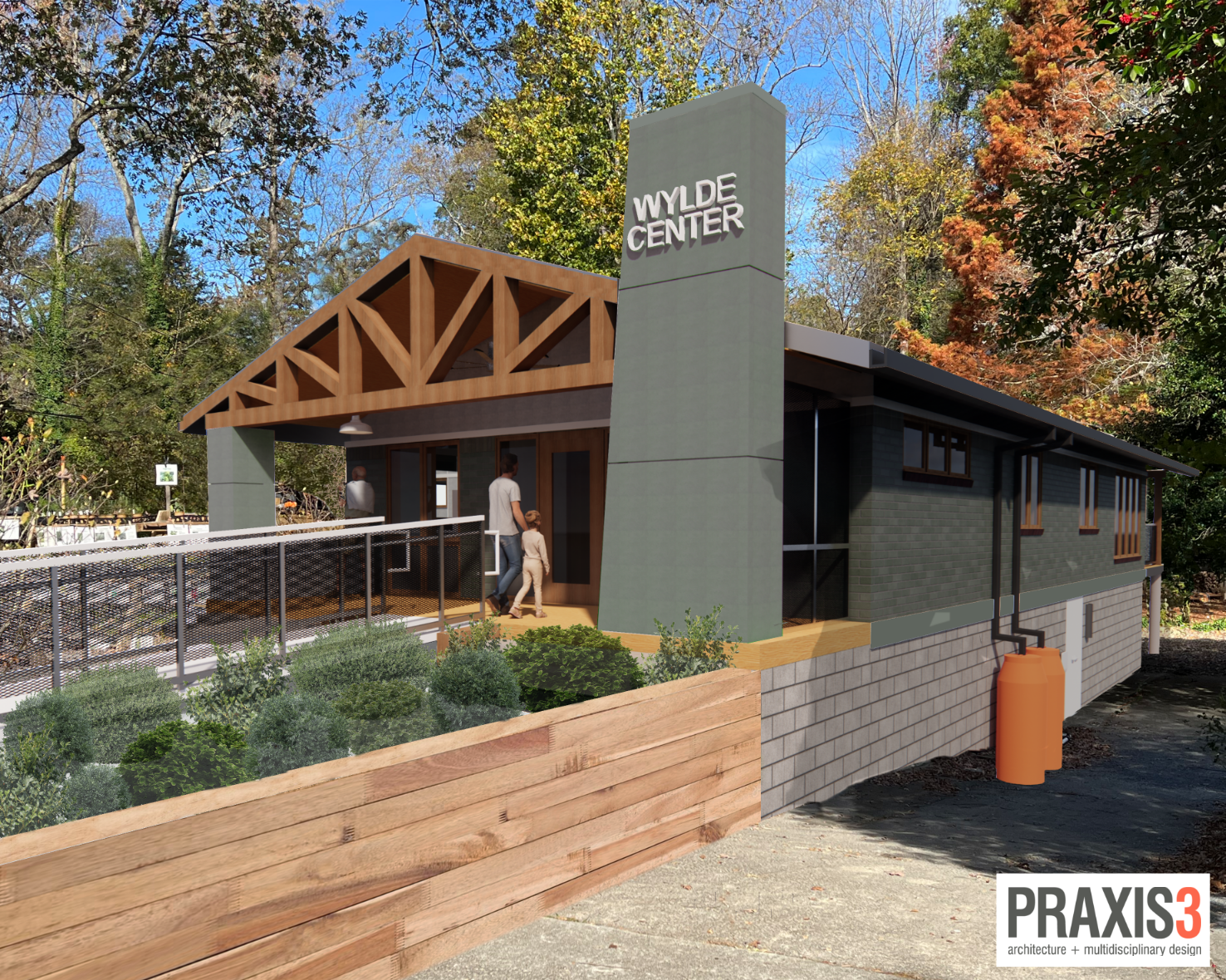 June 2023 Wylde Center Oakhurst GArden building rendering June 2023 Wylde Center Oakhurst GArden building rendering
